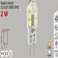 2W.12V.LED KAPSÜL G4 GÜNIŞIĞI 1
